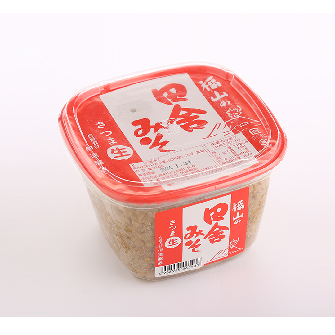 田舎みそ750gカップ（つぶみそ）